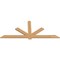 Ekena Millwork Kennewick Timber Gable Bracket, Western Red Cedar, 96"W x 40"H x 1 1/2"D x 5 1/2"F, 10/12 Pitch GBW096X40X0206KEN00SWR - alternate 5
